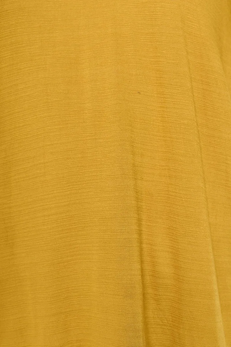 Myra Three Quarter Sleeve Slub Tee