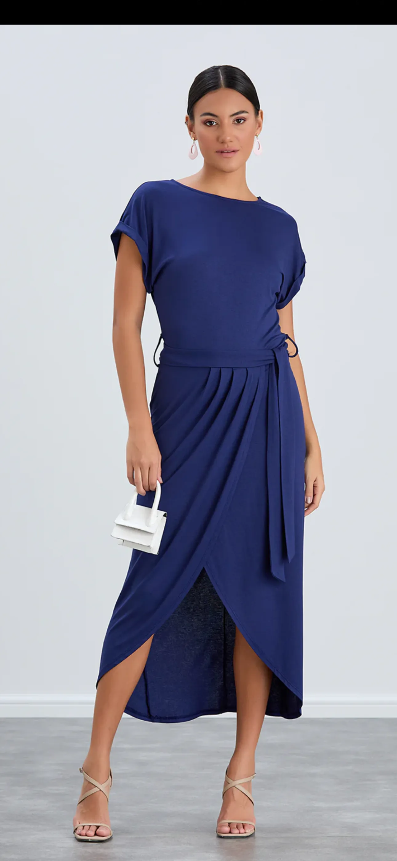 Nella Midi Wrap Dress
