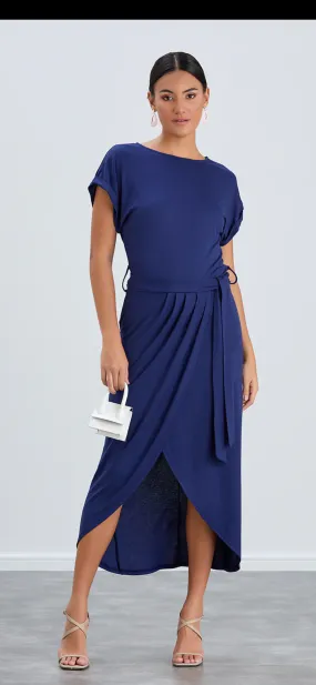Nella Midi Wrap Dress