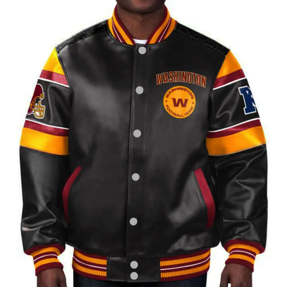 NFL Washington Leather Jacket For Men and Women
