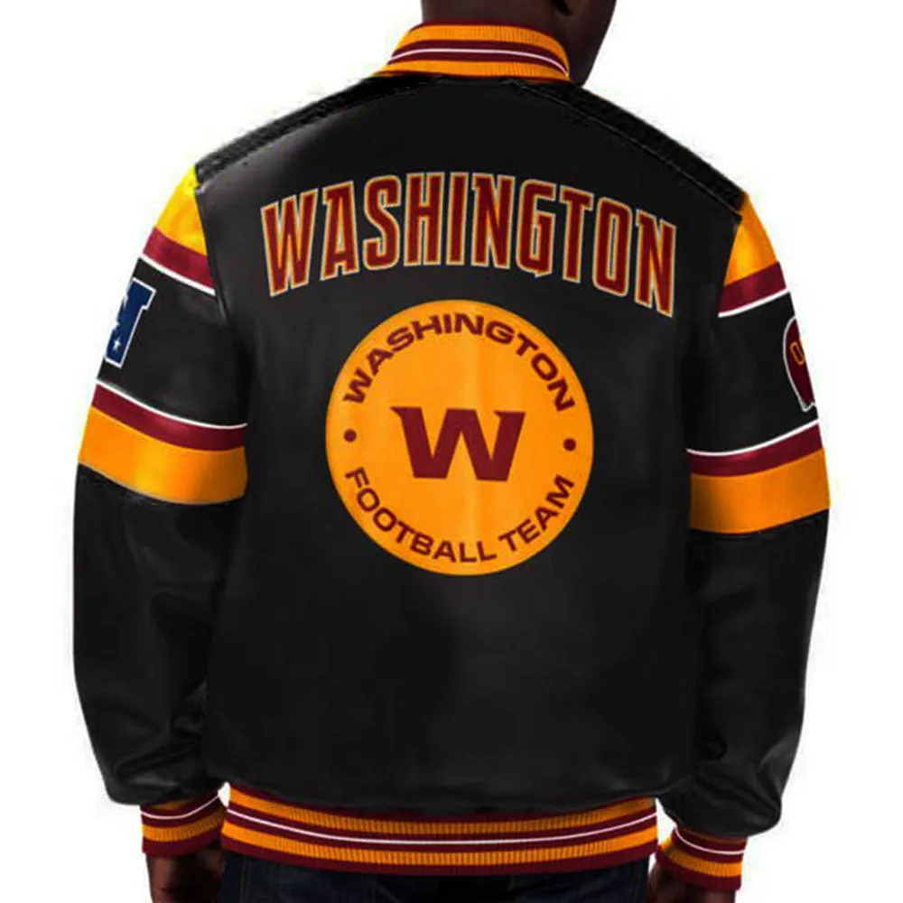 NFL Washington Leather Jacket For Men and Women