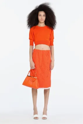 No.21 - Round Neck Sweater: Orange