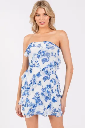 Olivia Strapless Ruffle Dress