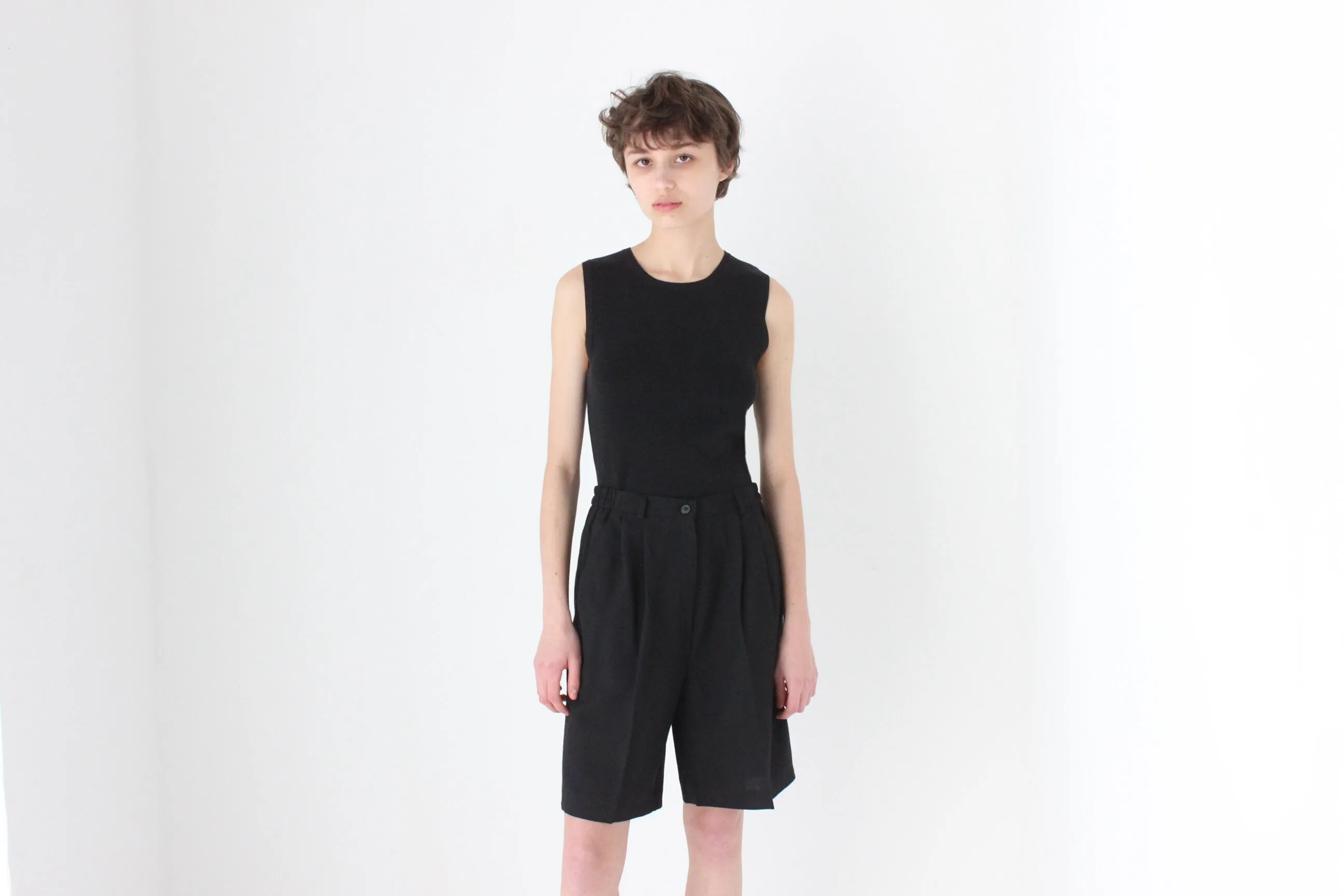 Perfect Minimal 90s Knit Tank by Equipment