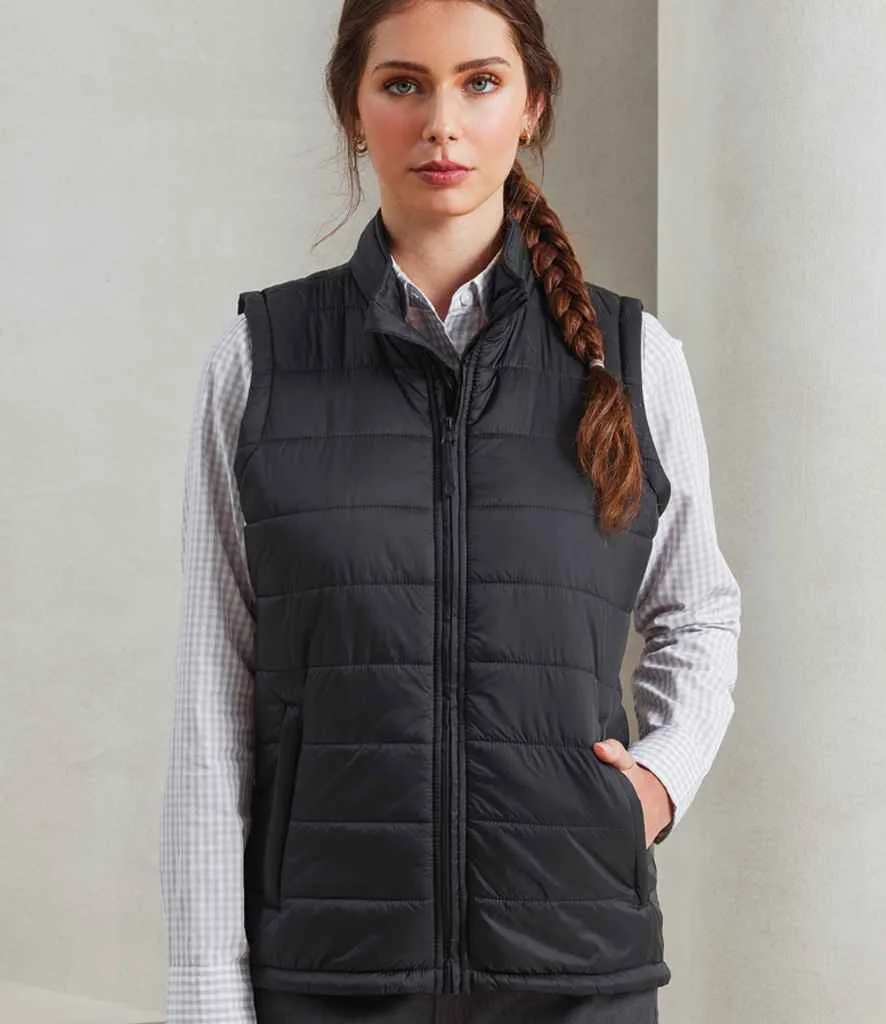 Premier - Ladies Recyclight Padded Gilet