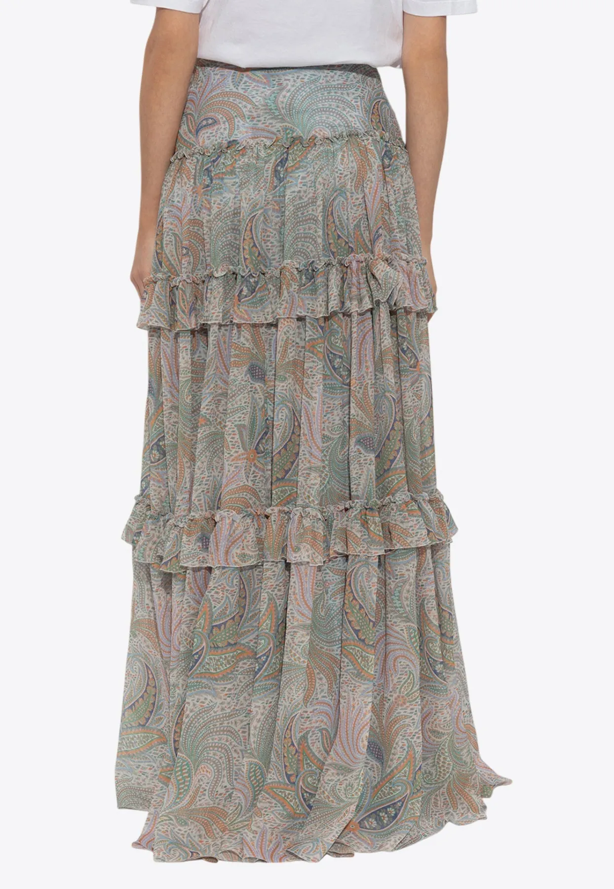 Printed Maxi Skirt