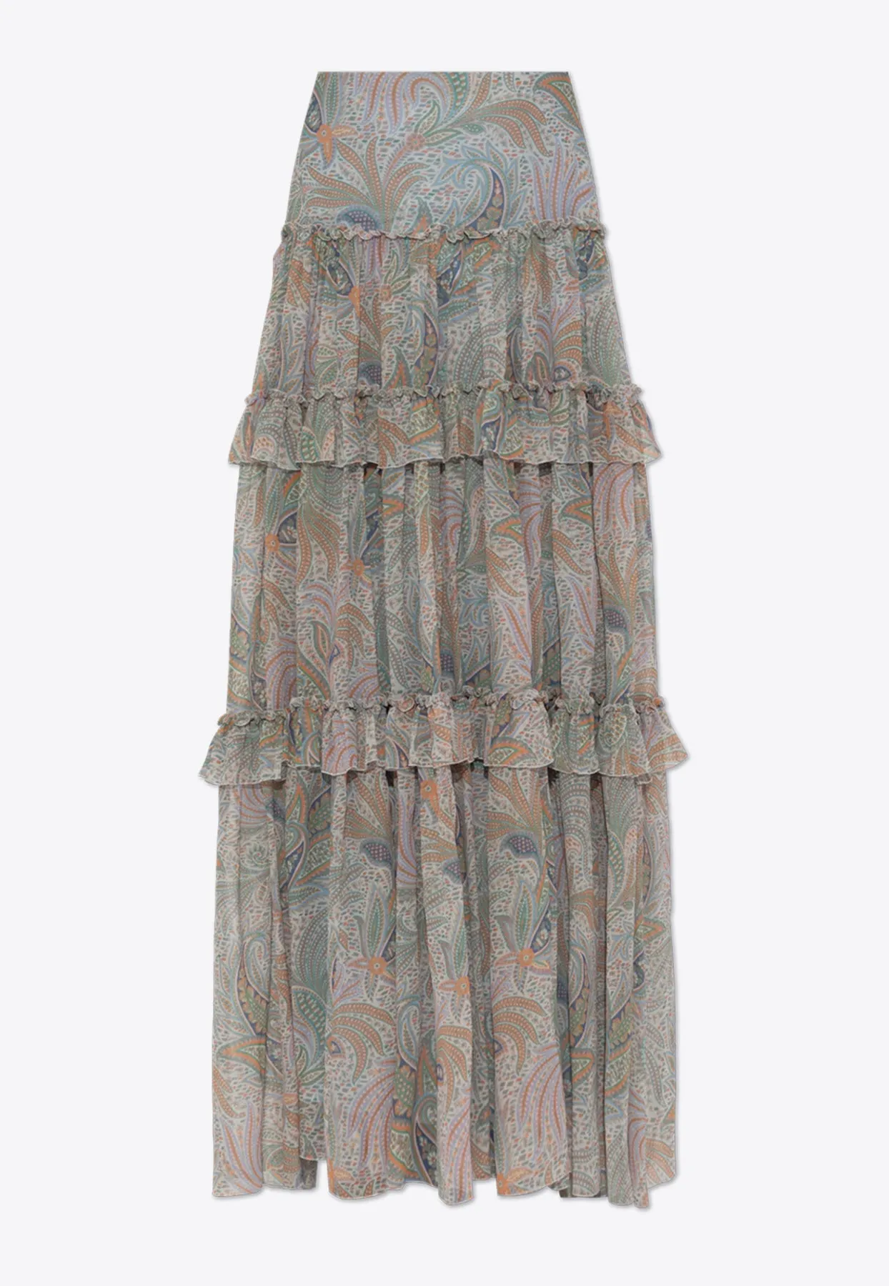 Printed Maxi Skirt