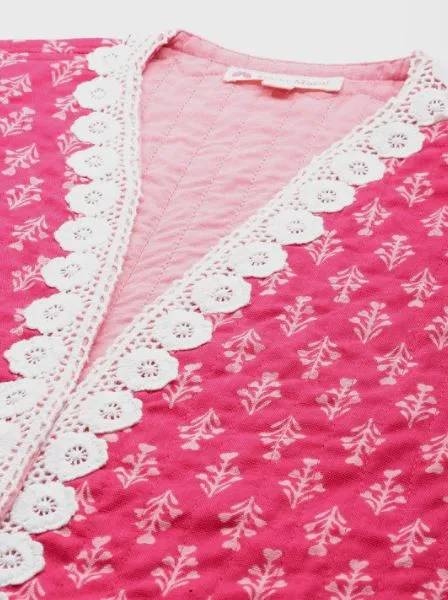 Quilted Jacket - Pink