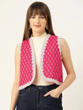 Quilted Jacket - Pink