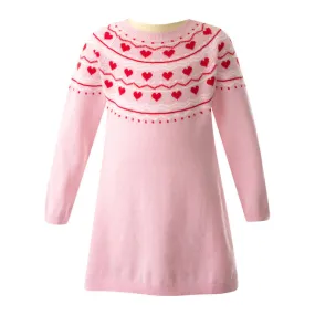 Rachel Riley Heart Knit Dress