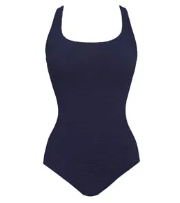REEBOK Swim Poly Solids Scoop Neck Tank