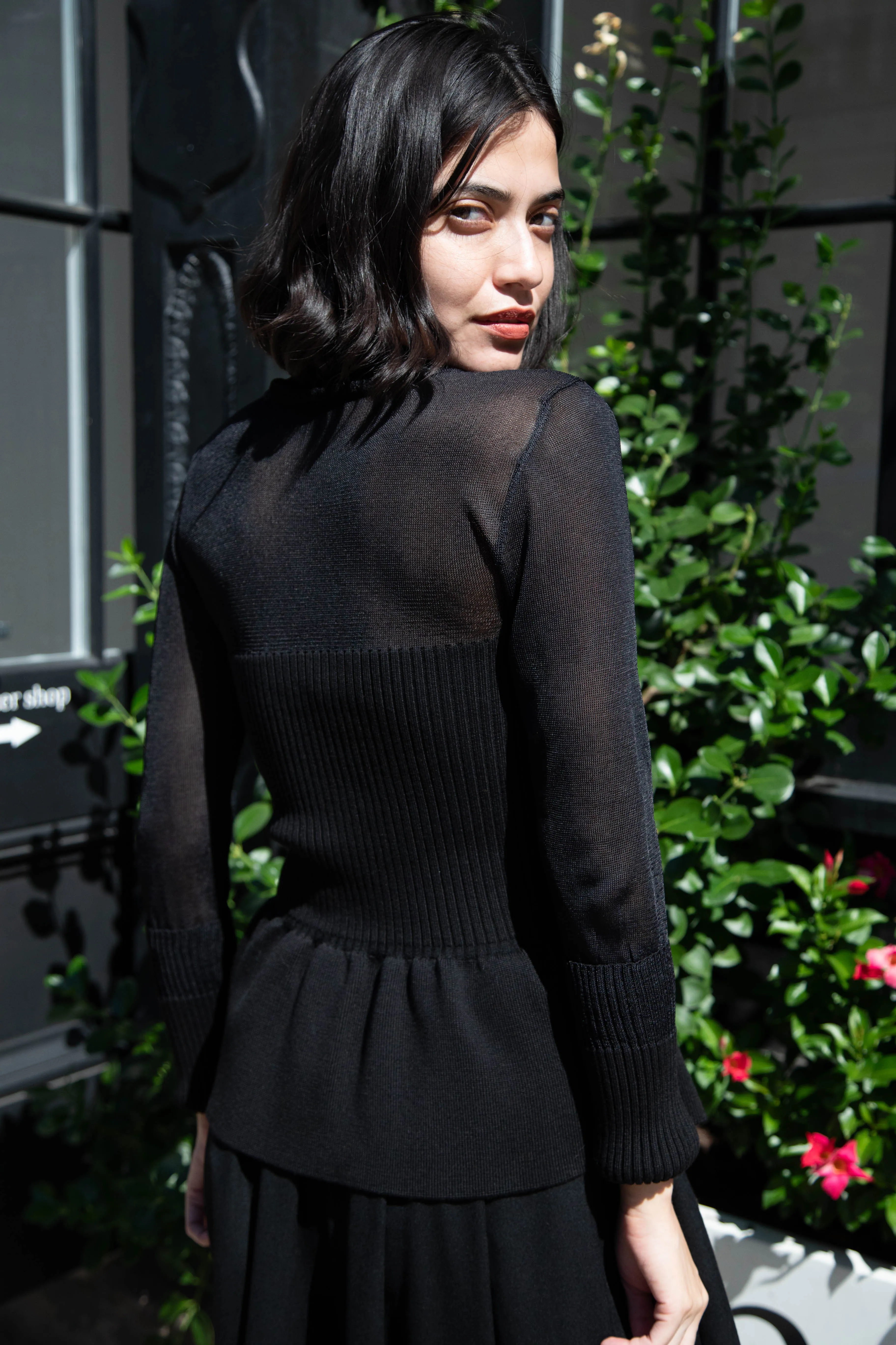 Renata Brenha | Sublime Knitted Top in Black