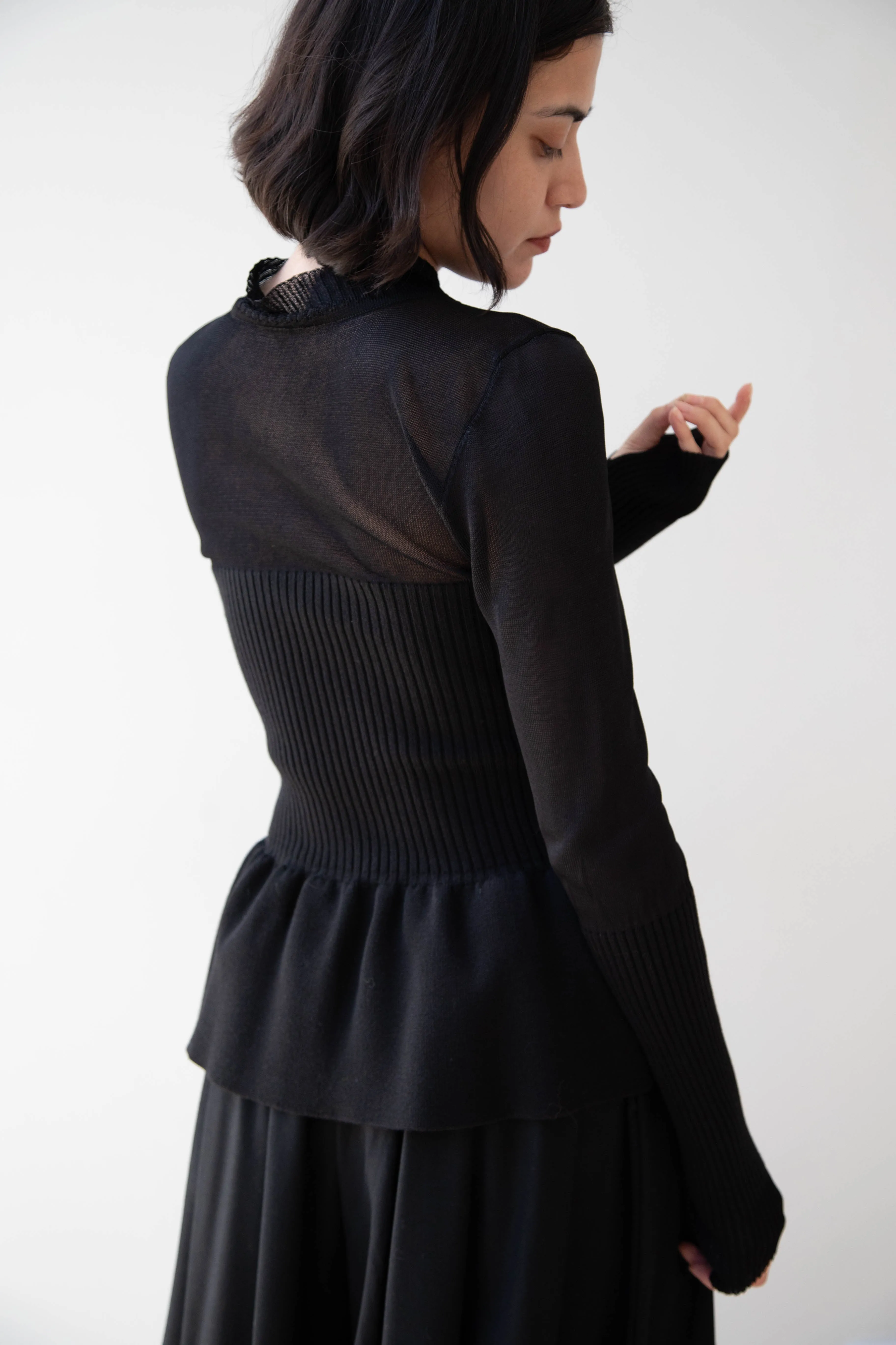 Renata Brenha | Sublime Knitted Top in Black