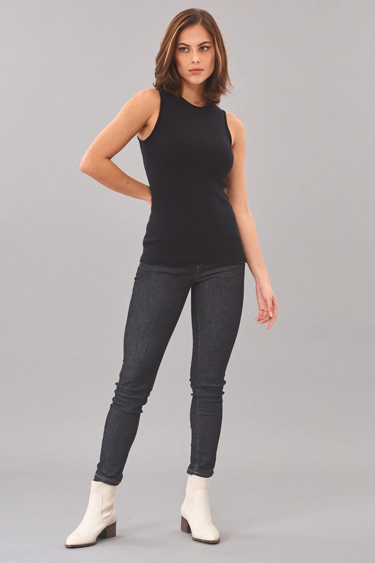 Rib Sweater Tank