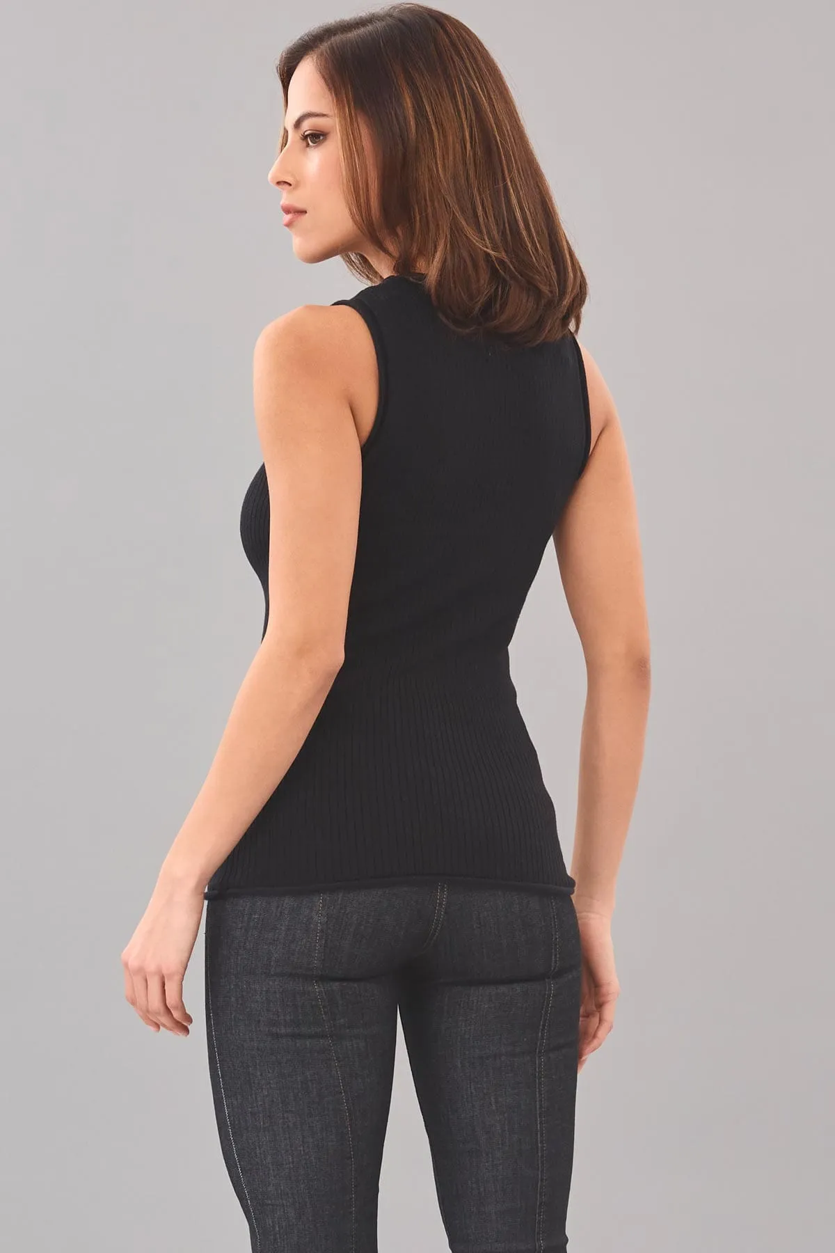Rib Sweater Tank