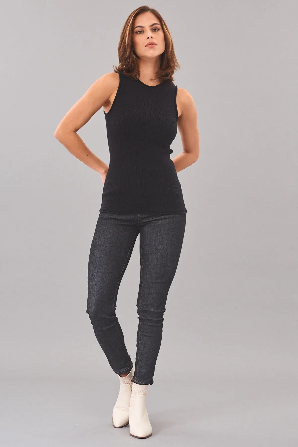 Rib Sweater Tank