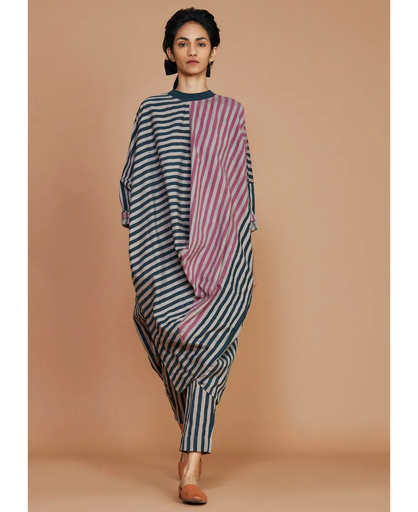 Ribbed Cowl Tunic Set