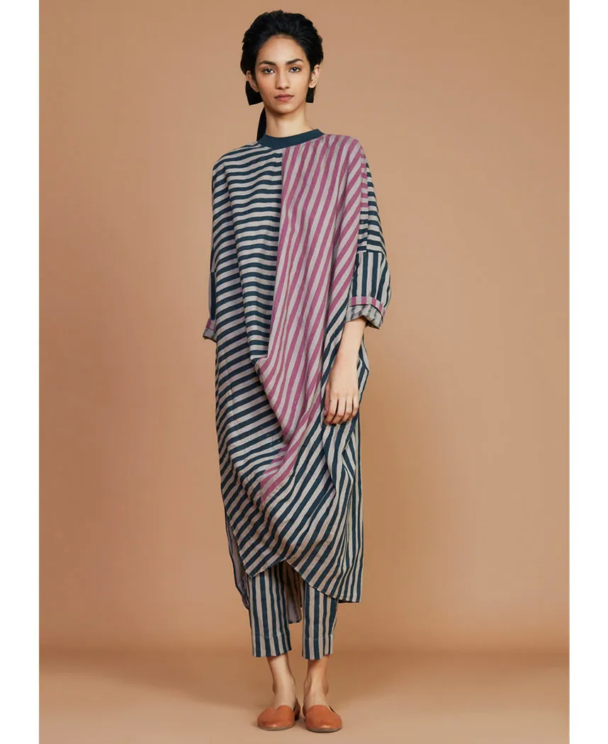 Ribbed Cowl Tunic Set