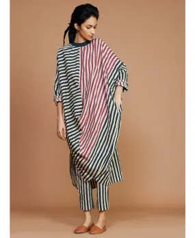 Ribbed Cowl Tunic Set