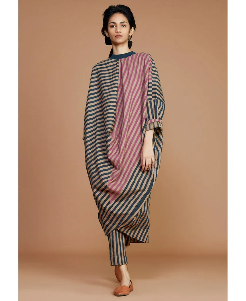 Ribbed Cowl Tunic Set