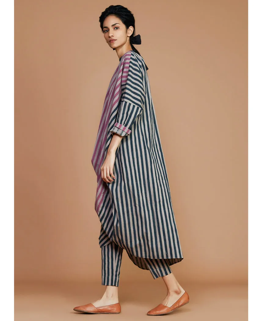Ribbed Cowl Tunic Set