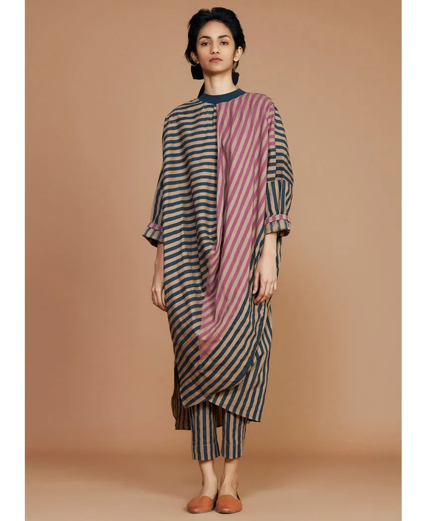 Ribbed Cowl Tunic Set