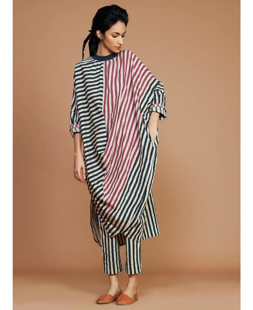 Ribbed Cowl Tunic Set