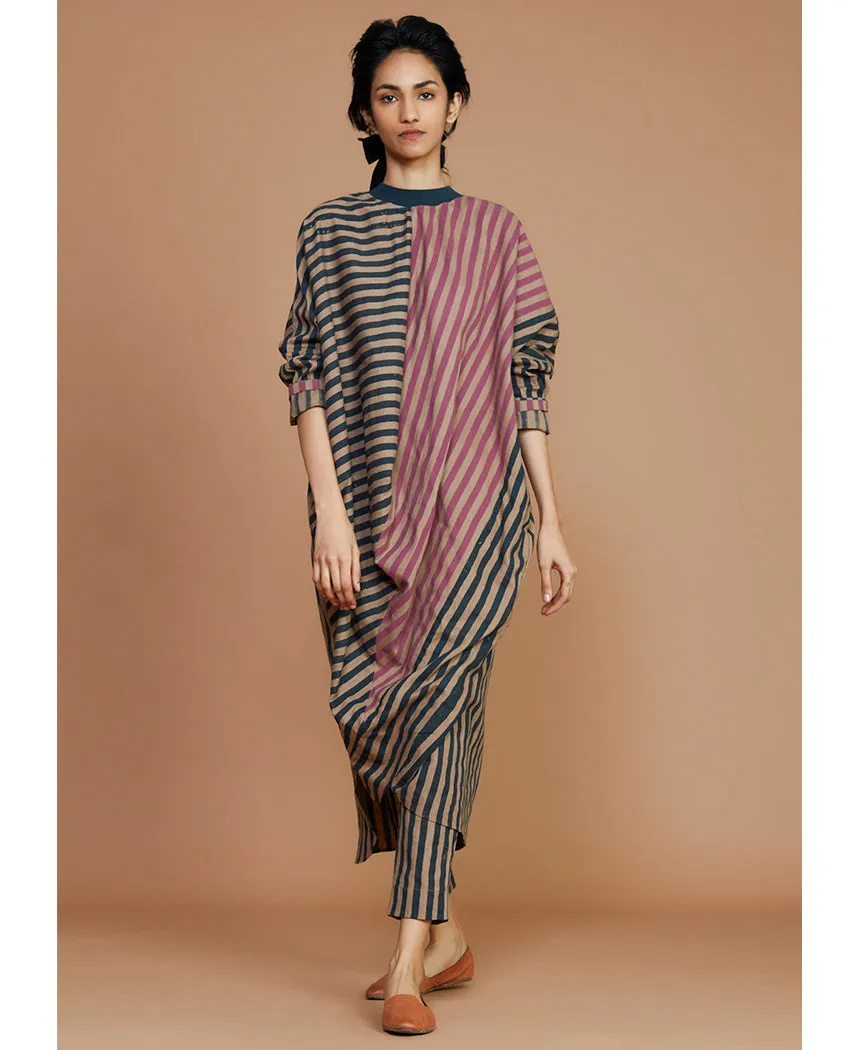 Ribbed Cowl Tunic Set