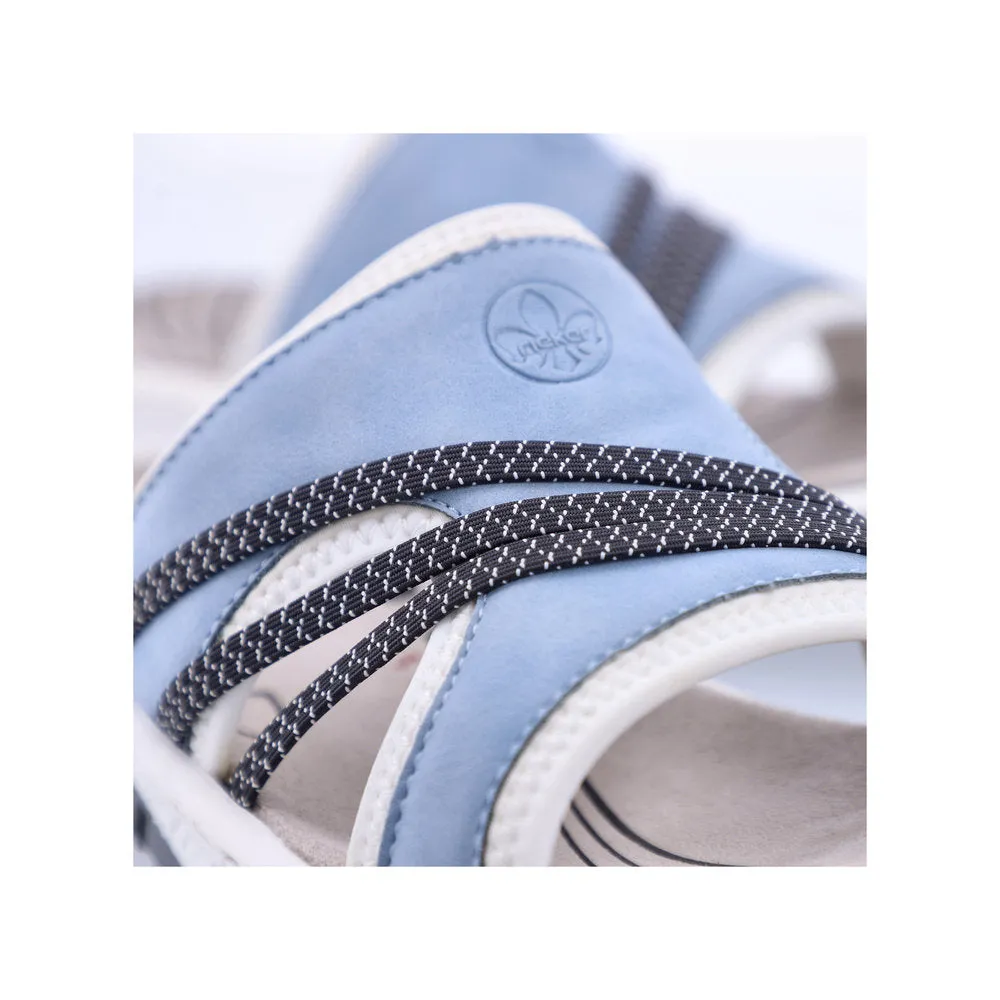 Rieker Ladies Backless Footbed Sandal