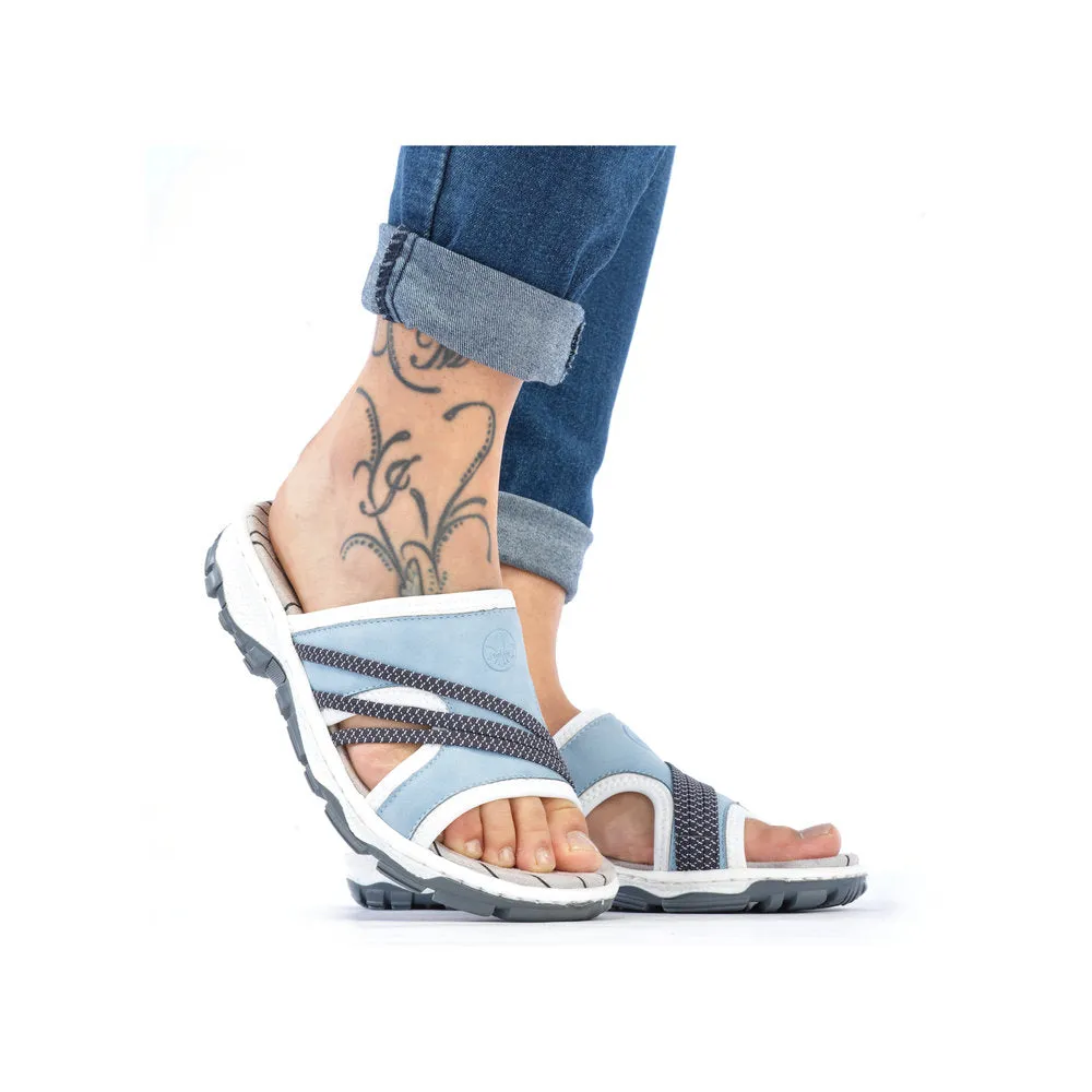 Rieker Ladies Backless Footbed Sandal