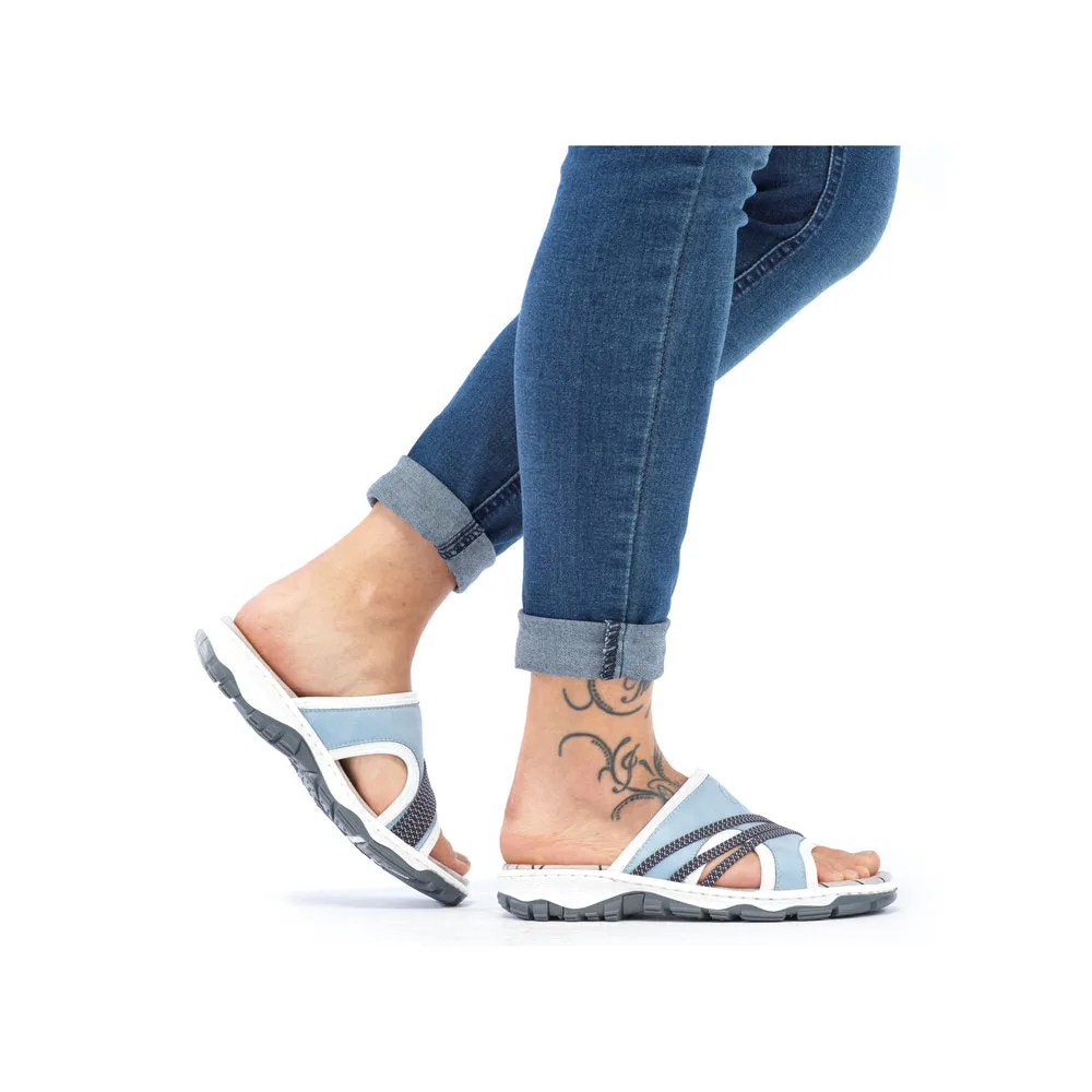 Rieker Ladies Backless Footbed Sandal