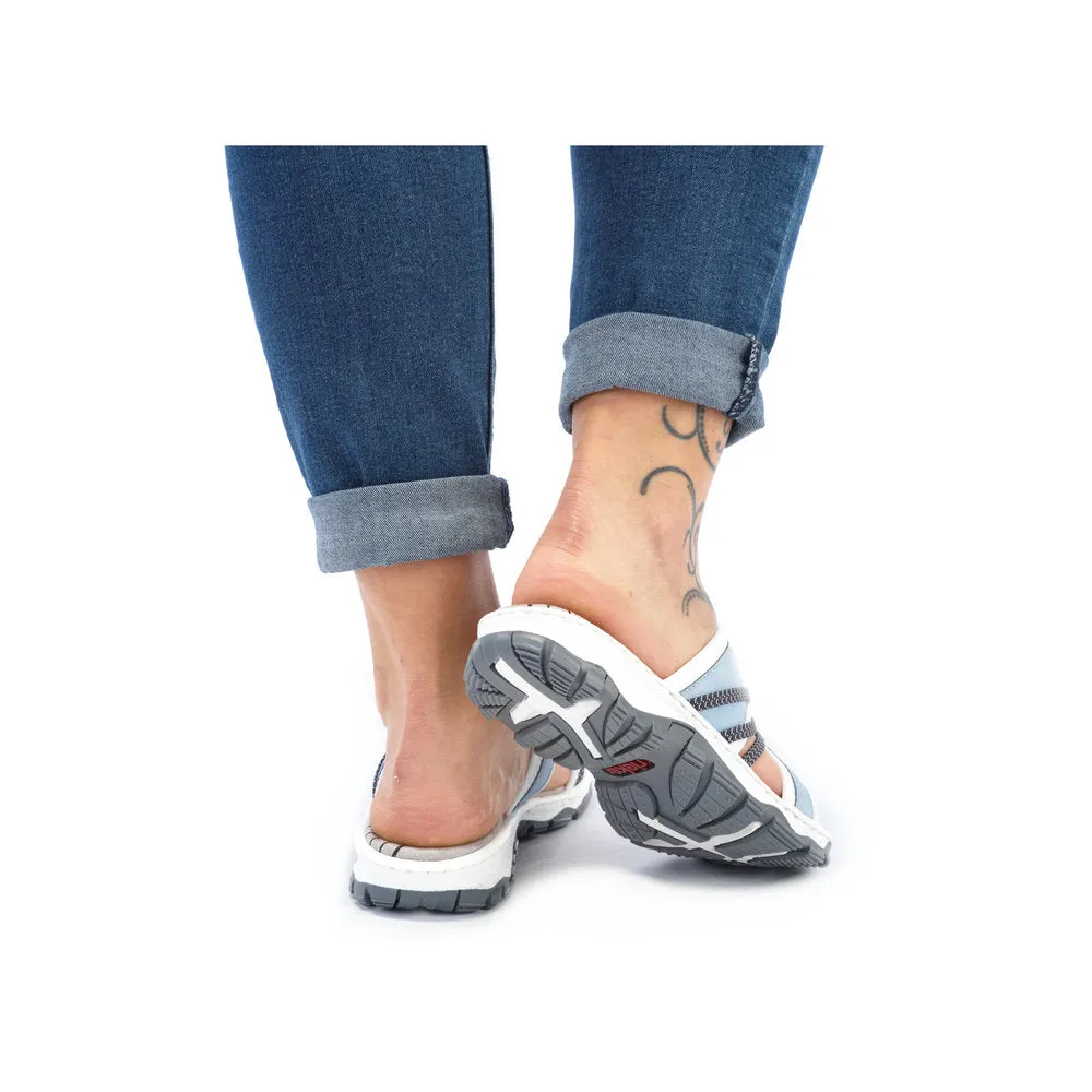 Rieker Ladies Backless Footbed Sandal