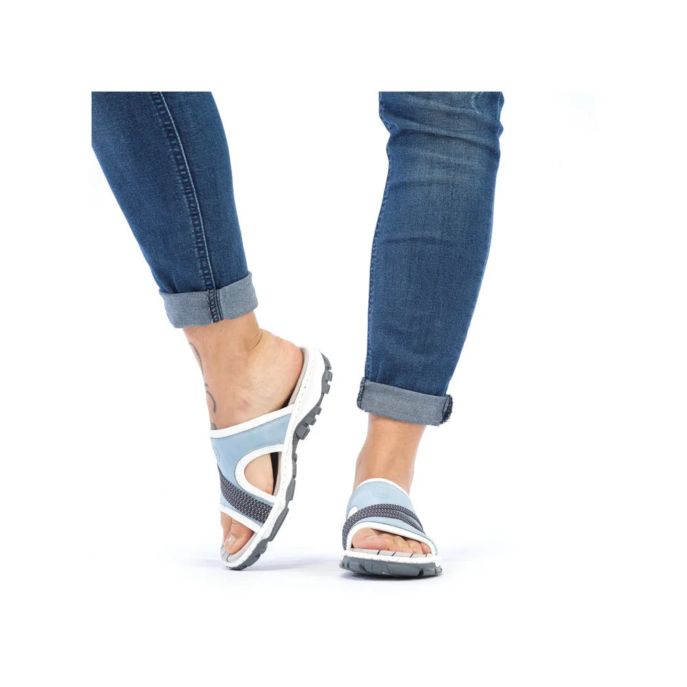 Rieker Ladies Backless Footbed Sandal