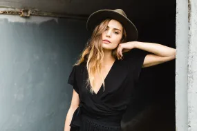 Sammy Wrap Top | Black