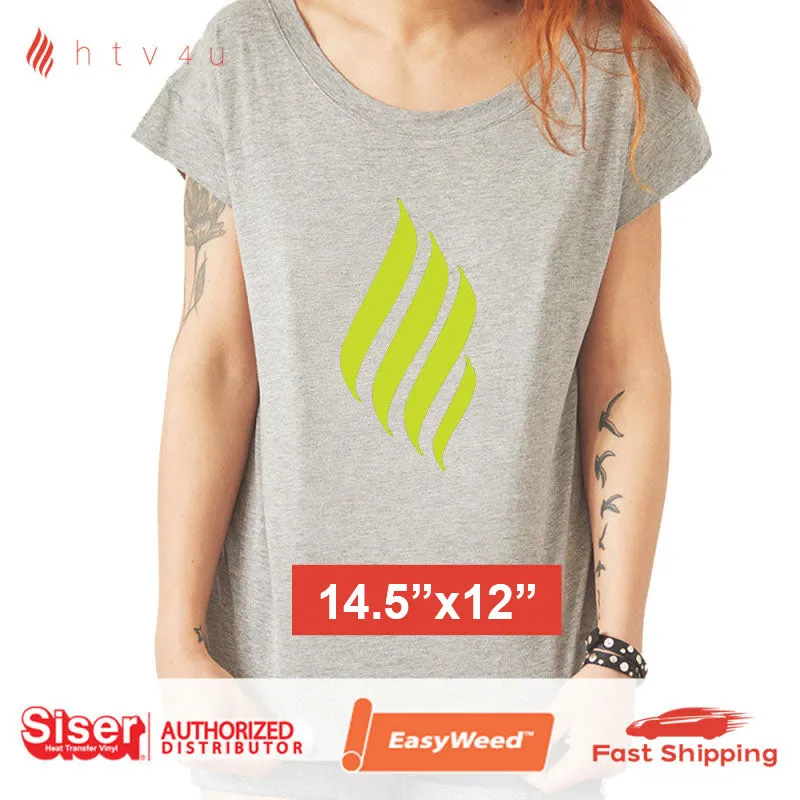 Siser EasyWeed 14.5" x 12" Sheet (Clearance, Lime only)