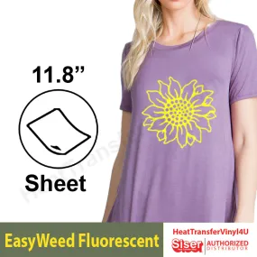 Siser EasyWeed Fluorescent 11.8" x 12" Sheet