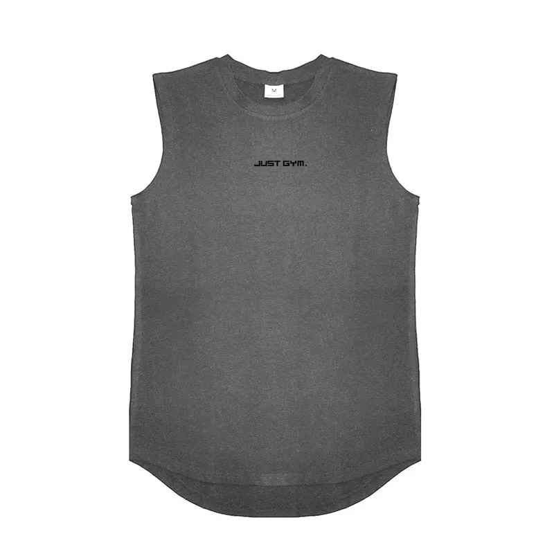 Summer Gym Tank Top Men Cotton Bodybuilding Fitness Sleeveless T Shirt Workout Clothing Mens Compression Sportswear Muscle Vests