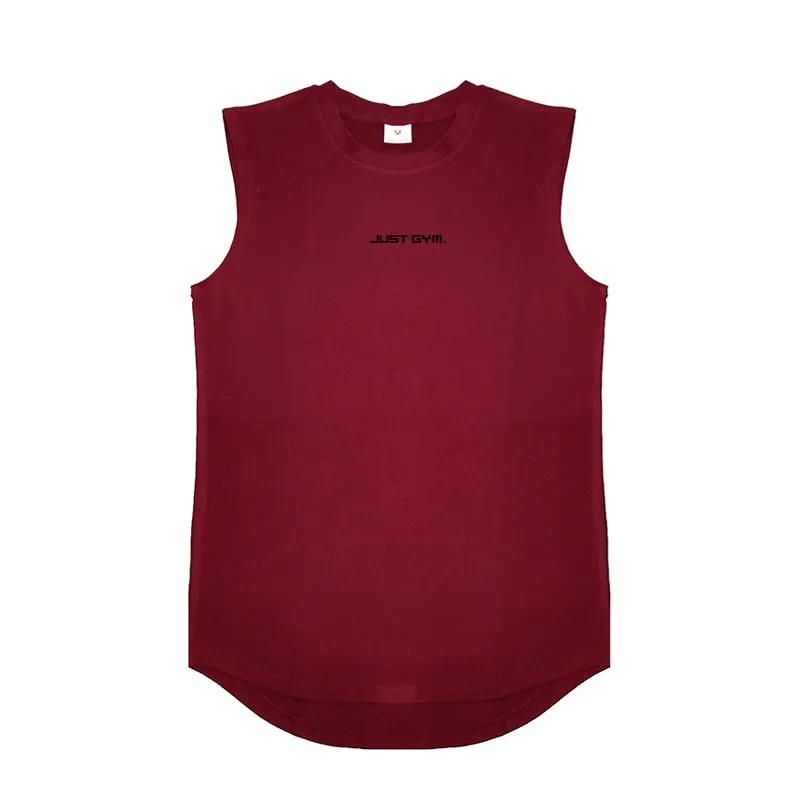 Summer Gym Tank Top Men Cotton Bodybuilding Fitness Sleeveless T Shirt Workout Clothing Mens Compression Sportswear Muscle Vests