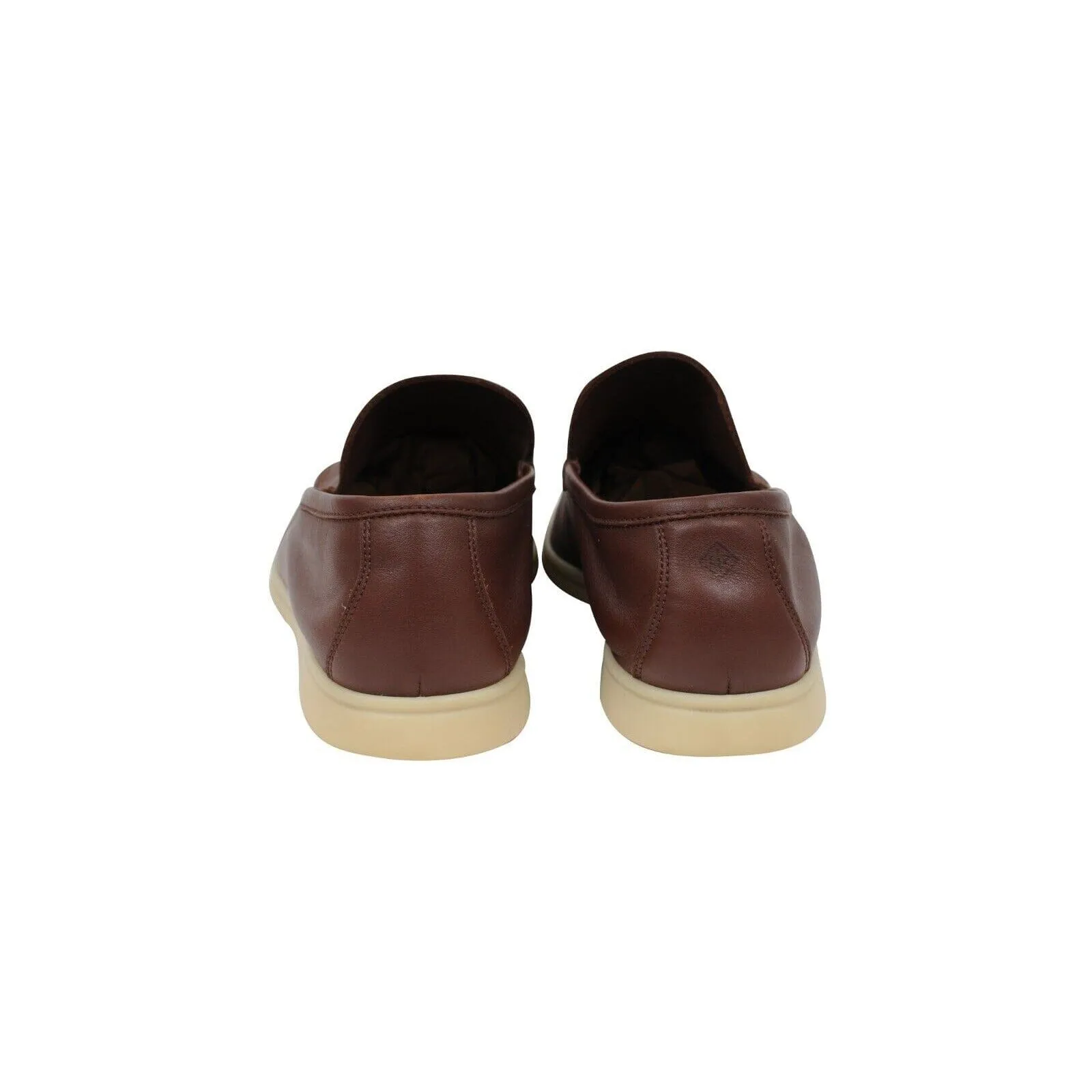 Summer Walk Light Brown Leather Slip On Loafer
