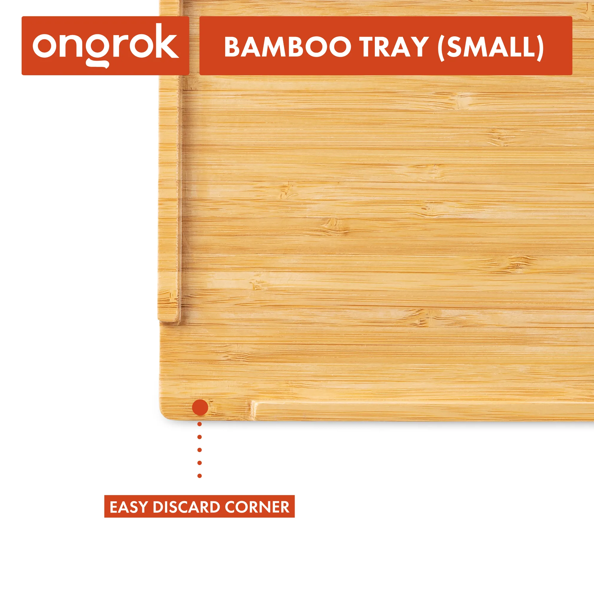 Sustainable Small Bamboo Wood Tray