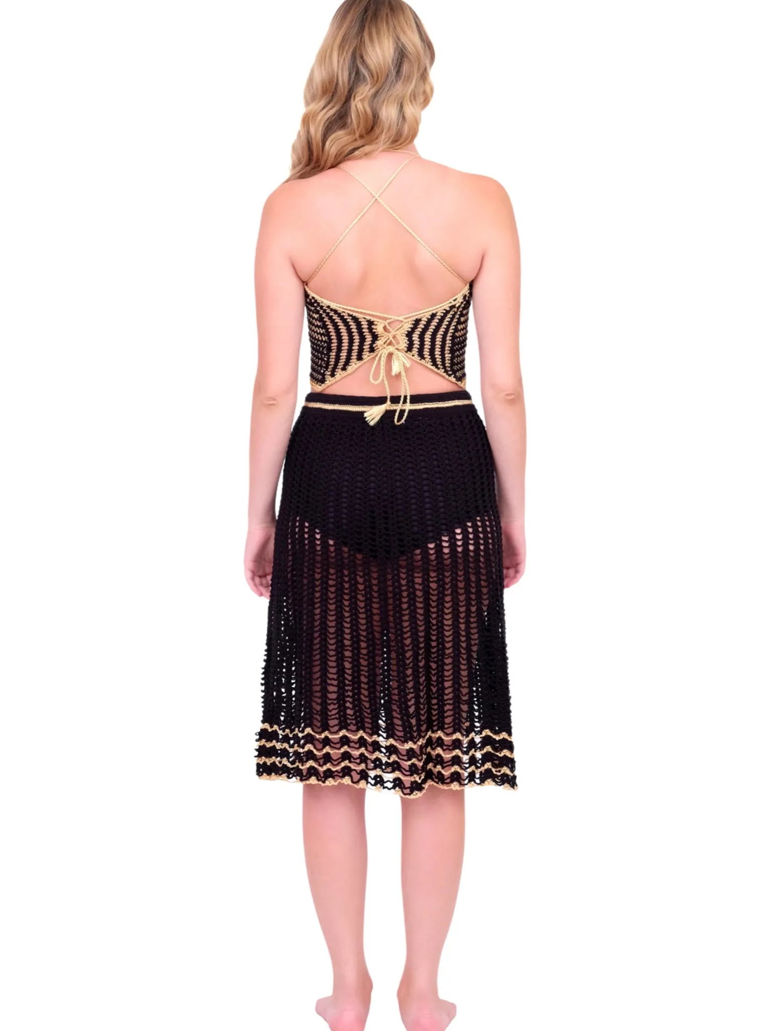 Taffy Crochet Halter Top