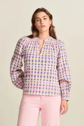 TOP CHECKS PINK