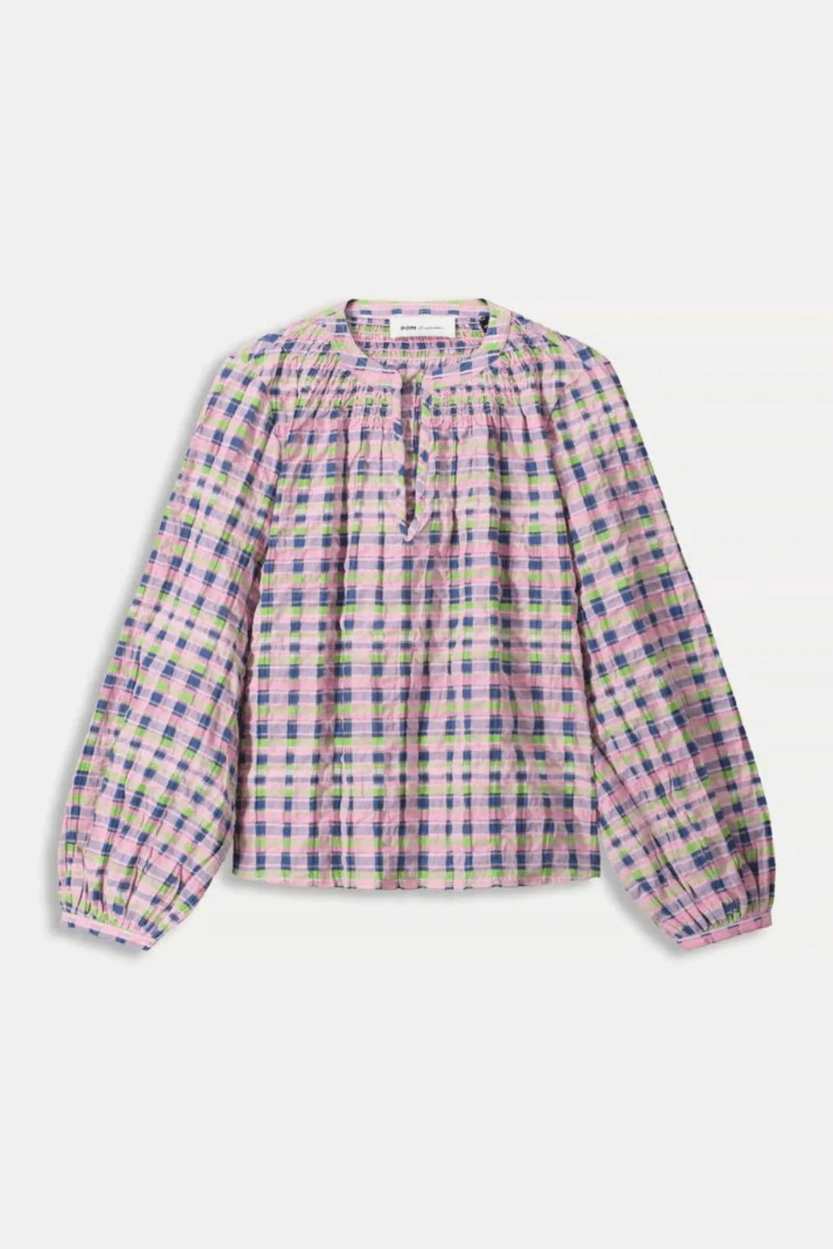 TOP CHECKS PINK