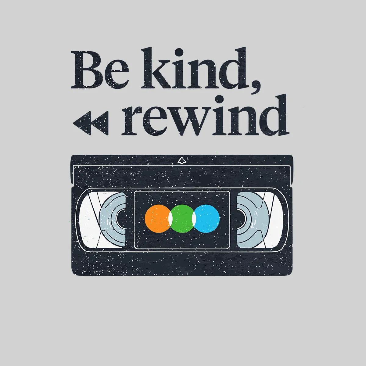 VHS Cassette Retro Tank Top Be Kind Rewind Old Video Cassette tape Scotch, Fuji Grunding
