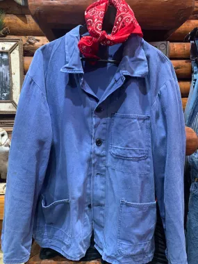 Vintage French Chore Jacket, Large