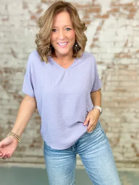 Vivian Solid V-Neck Top