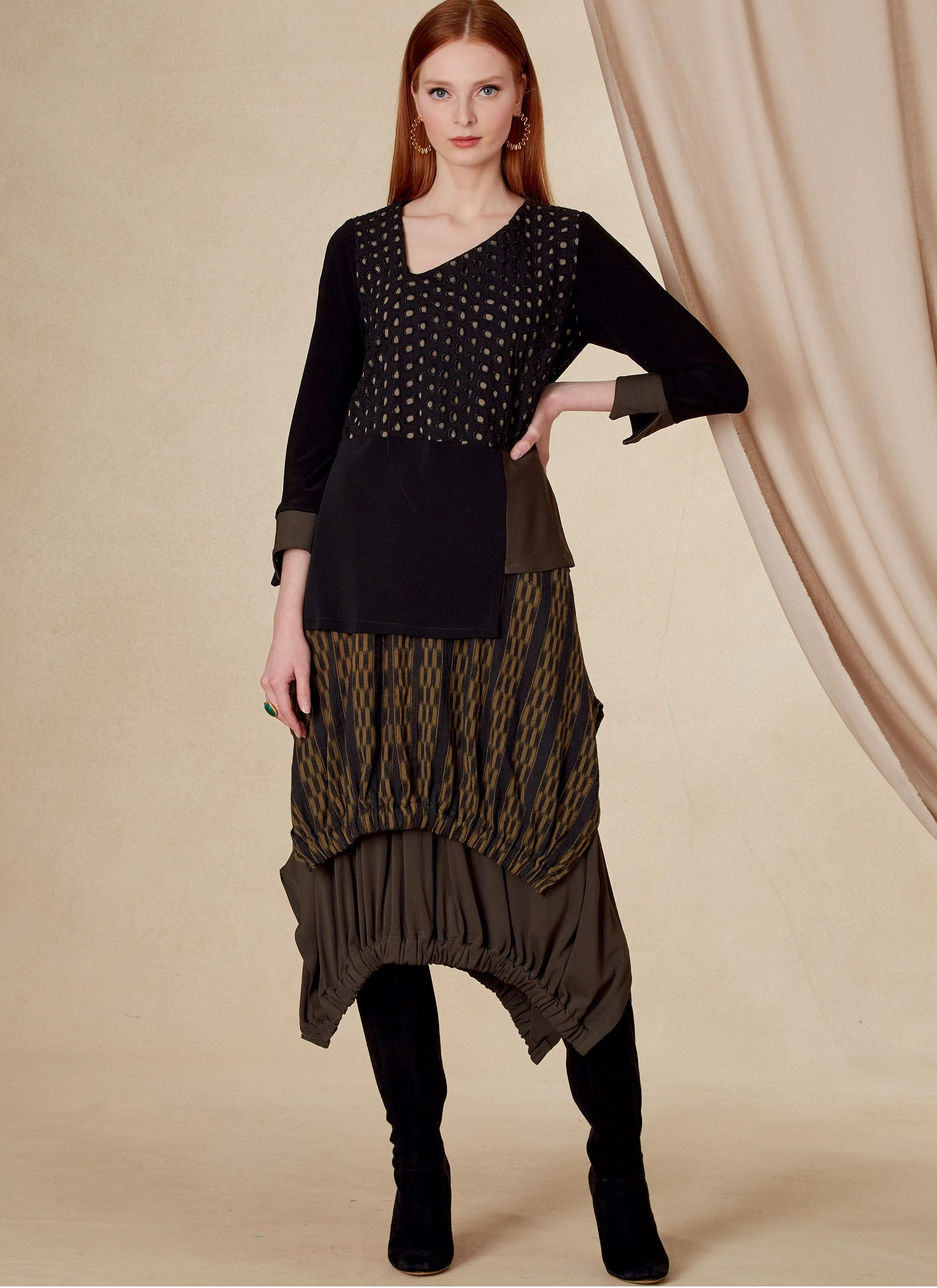 Vogue Sewing pattern 1820 Misses' Top and Skirt
