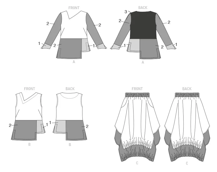 Vogue Sewing pattern 1820 Misses' Top and Skirt