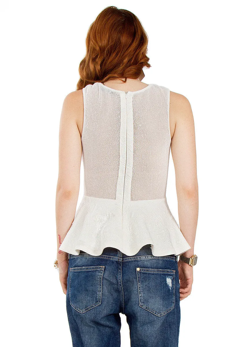 White Elegance Top