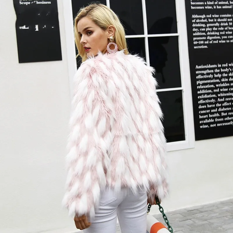 Women's Winter Faux Fur Party Coat
